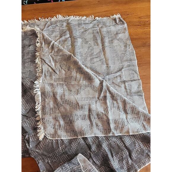 Michael Kors Scarf Fringe Reversible 80"x50" - Picture 1 of 6